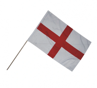 England Flag on Wooden Pole RRP 1 CLEARANCE XL 89p